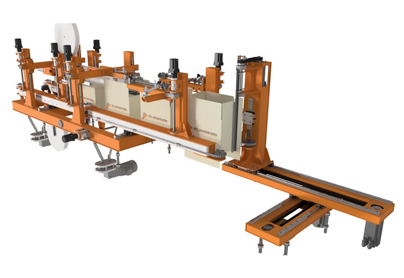 Dispositivo “Tray Forming” para encaixotadora